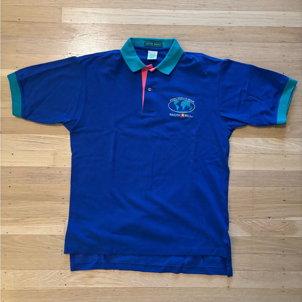 Pacific Bell Blue Polo Shirt